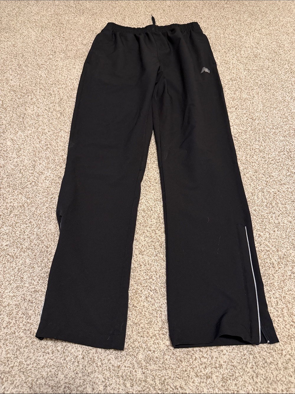 New Balance Black Men's Sweatpants with Reflective Side Trim